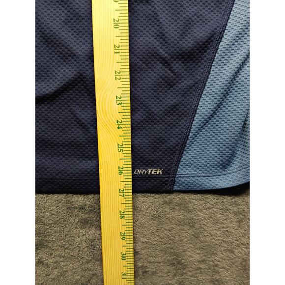 Tek Gear DryTek Women’s Blue Workout Long-sleeve Pullover 1/4 Zip Size M FLAWS - Picture 9 of 10